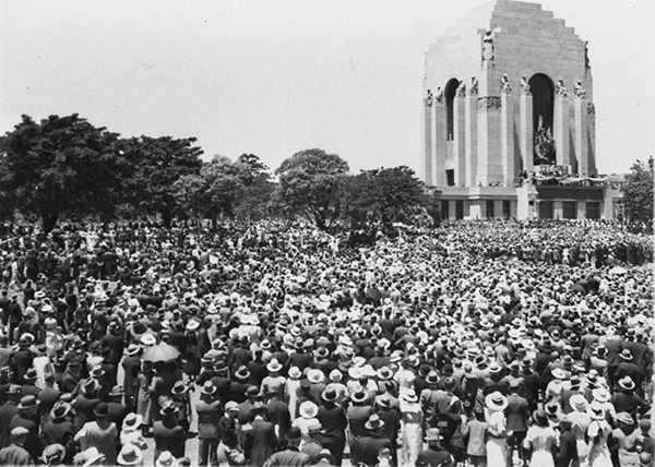 ANZAC War Memorial Opening_Hood