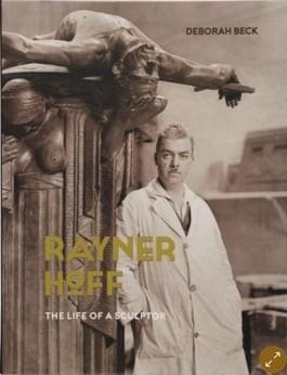 Cover art featuring Rayner Hoff with his sculpture "Sacrifice" in his studio at the National Art School. Photographed by Harold Cazneaux in 1934 - courtesy Mitchell Library, SLNSW