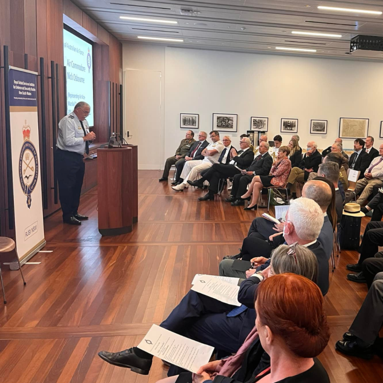 A lecture held by RUSI NSW. Photo courtesy of RUSI NSW.