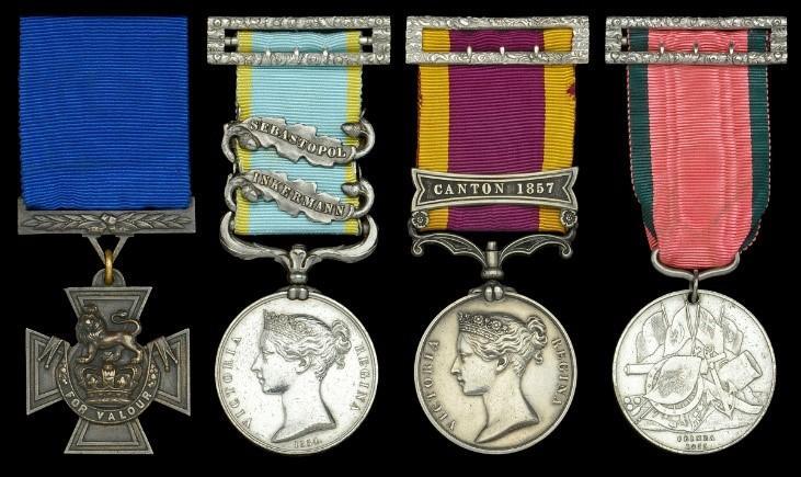James Gorman VC’s medals in the 'DNW Catalogue', October 2020.