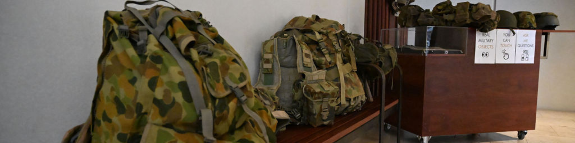 Soldier bags and equipment