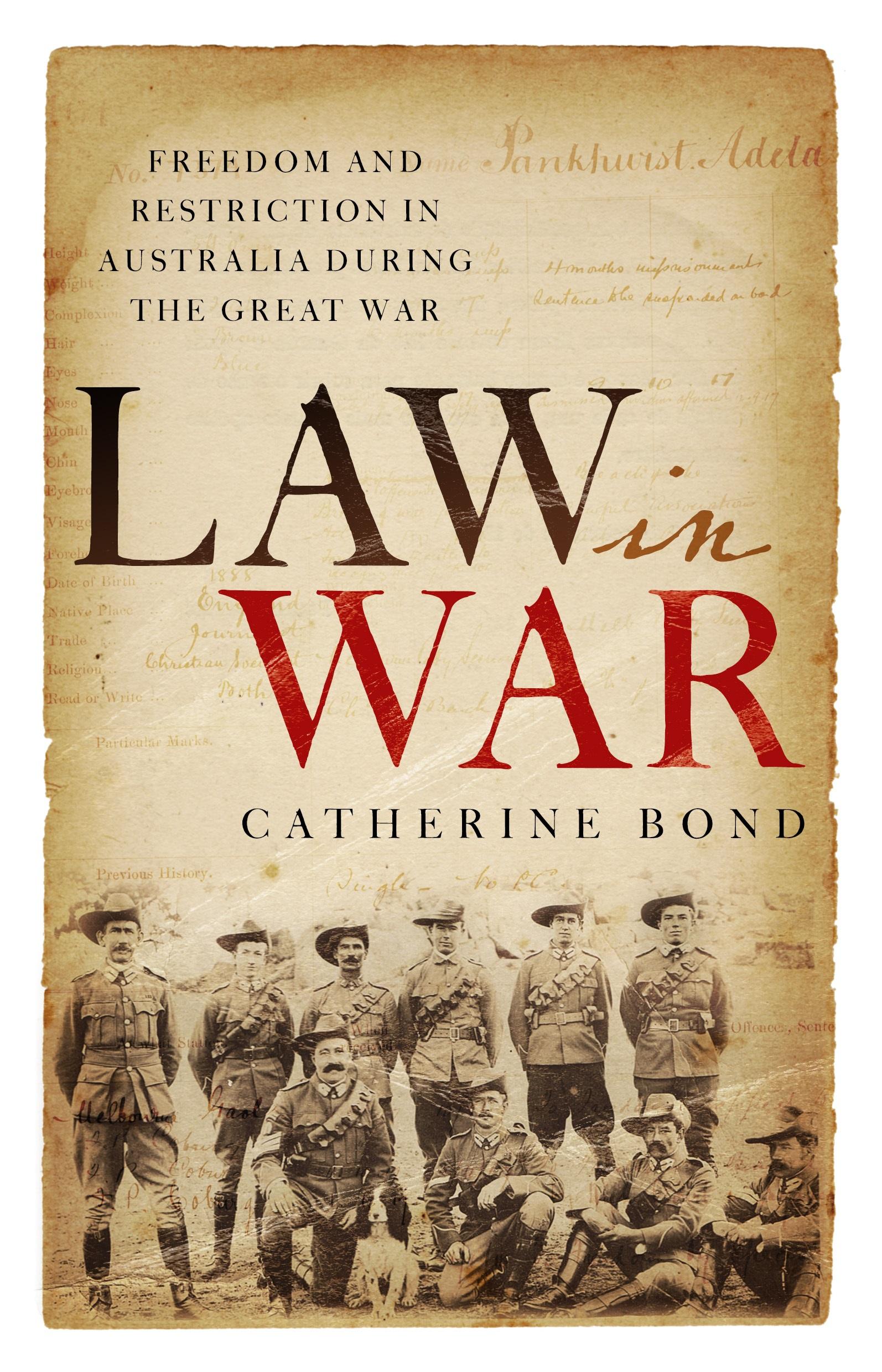 Front cover of the book 'Law in War'