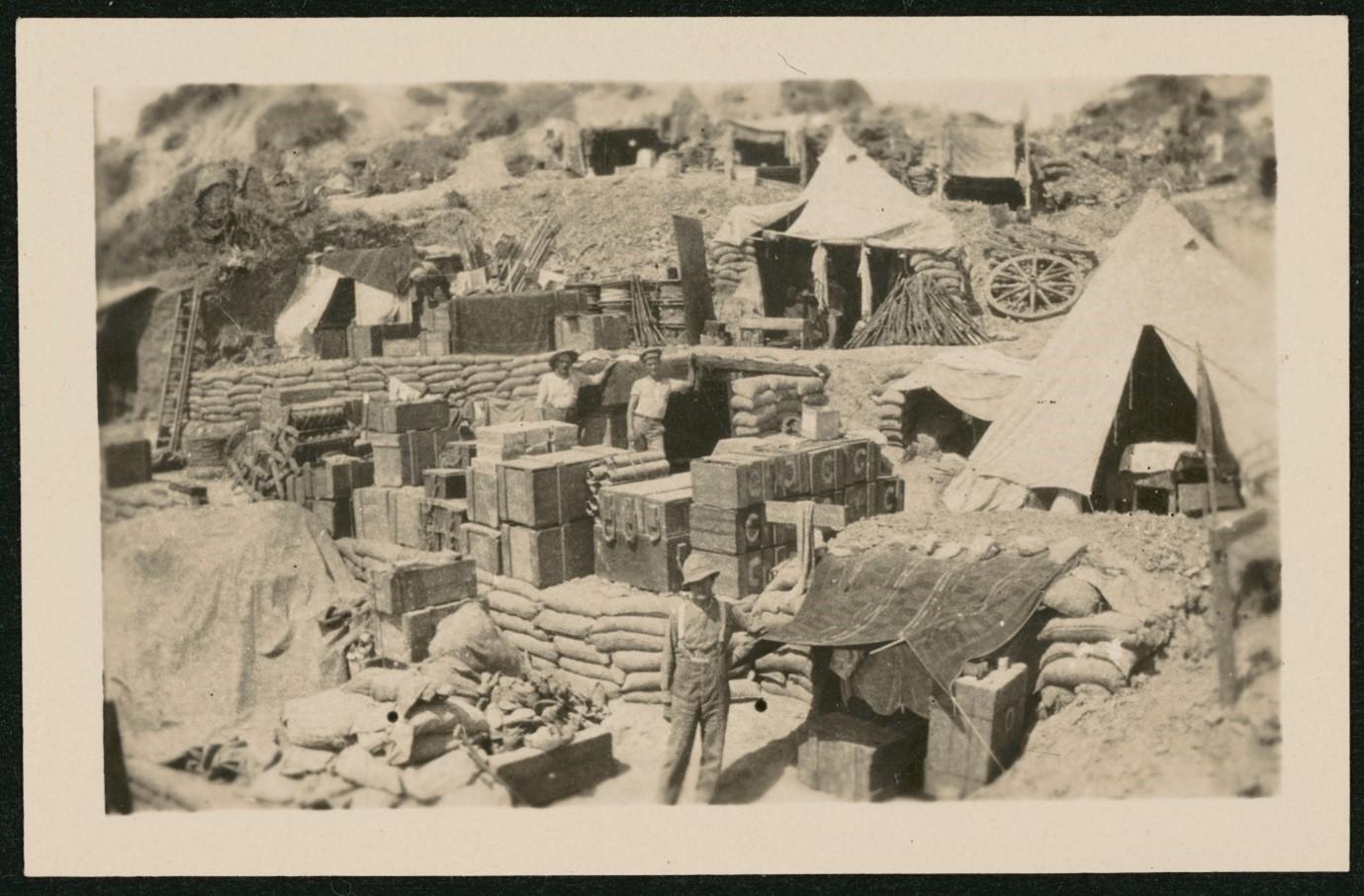 Anzac 2 Field Dug Out, June 1915, Anzac Memorial Collection.