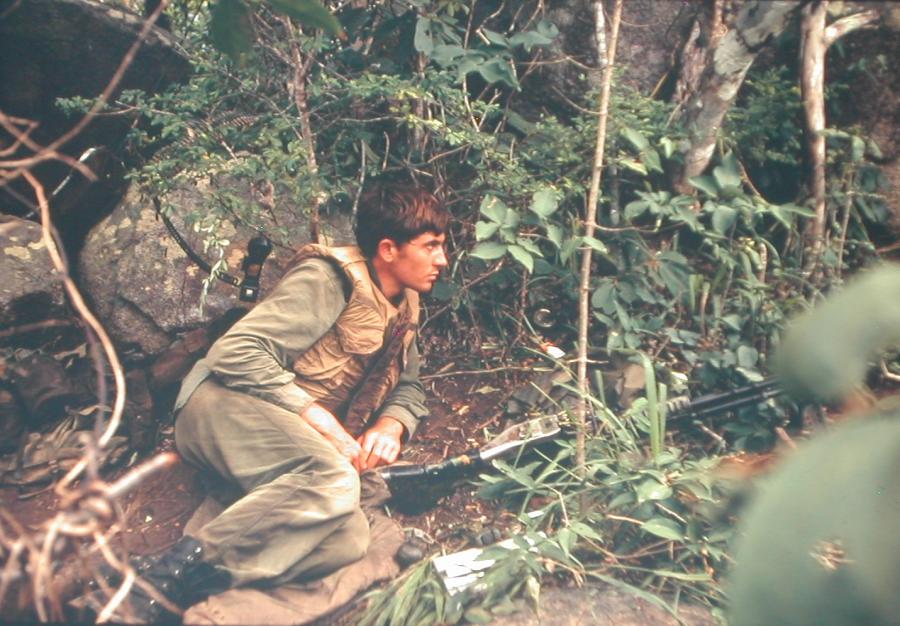 Kerry Schofield; Long Hia Mountains, Vietnam, 1970