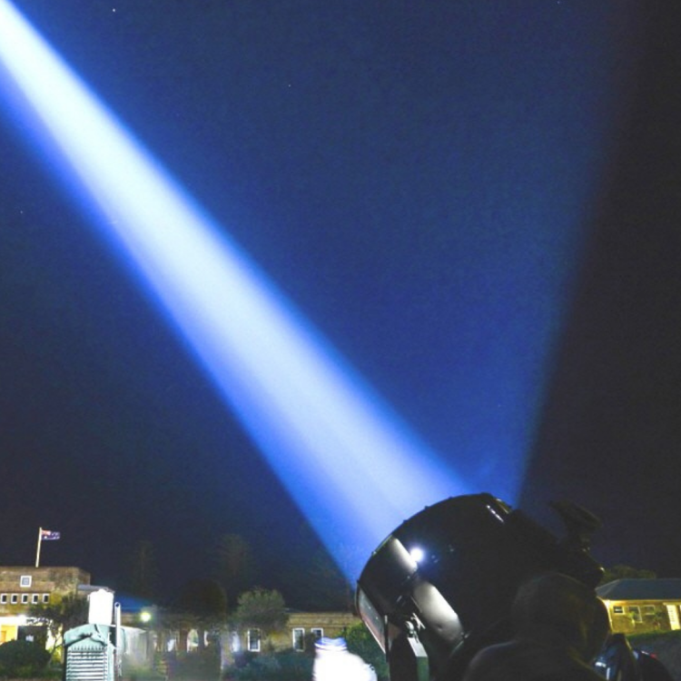 An original Second World War searchlight