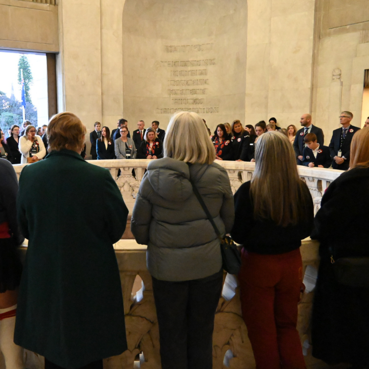 A Twilight Service in the Hall of Memory.