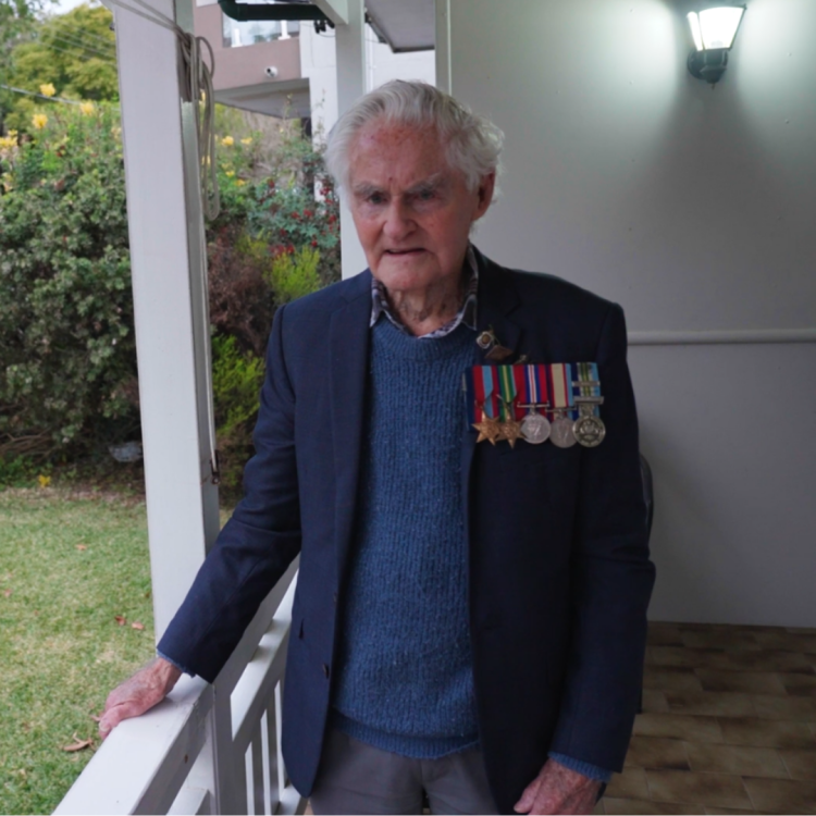 Second World War veteran Robert MacArthur