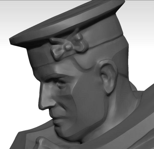 3D scan of Rayner Hoff's Able Seaman