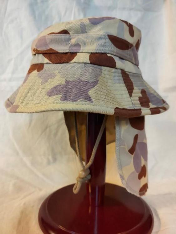 DPDU ‘bush hat’ with neck flap, worn by a soldier from 6RAR, Afghanistan, 2010. Brad Manera Collection