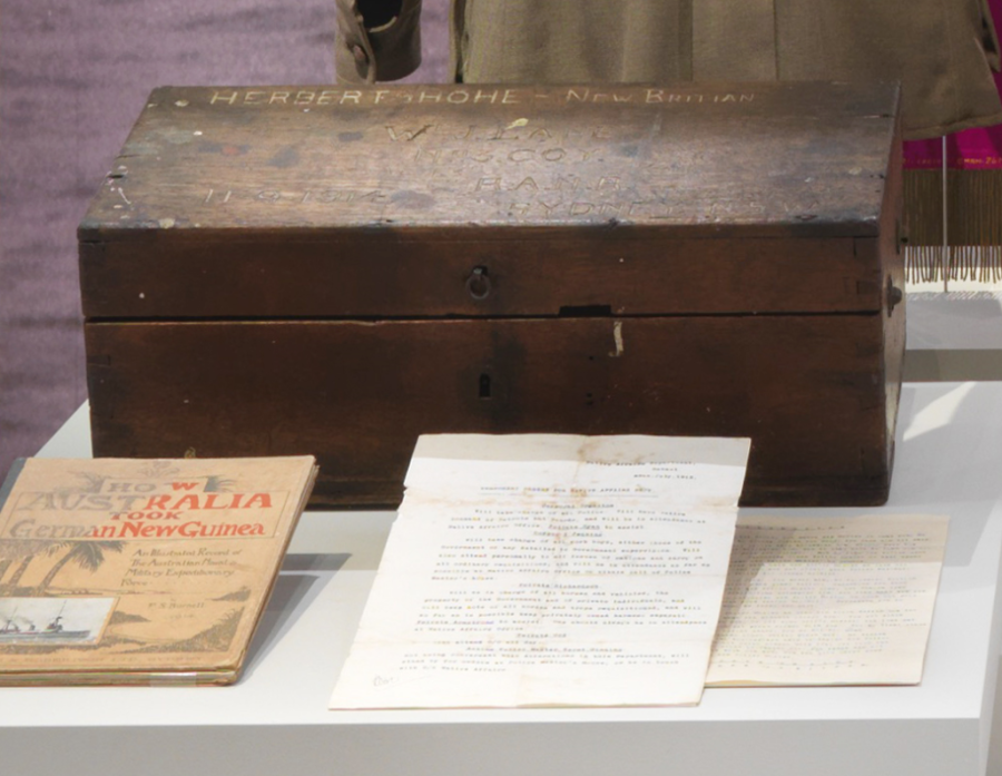 William Lane's ditty box on display in our permanent exhibition.