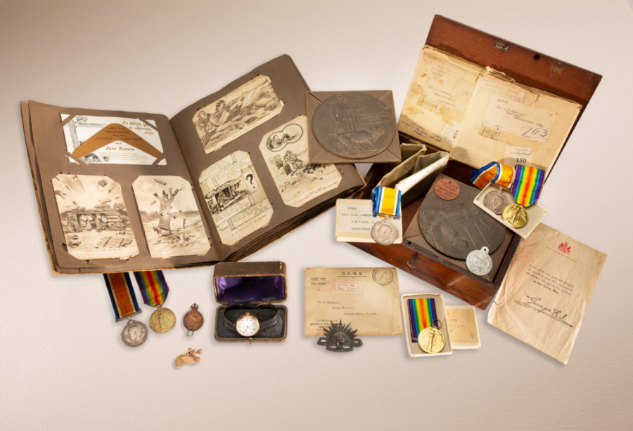 The Haskew and Spencer family collections, Anzac Memorial Collection 2020.6. Gift of Bev Ponton. Photograph by Rob Tuckwell Photography. 