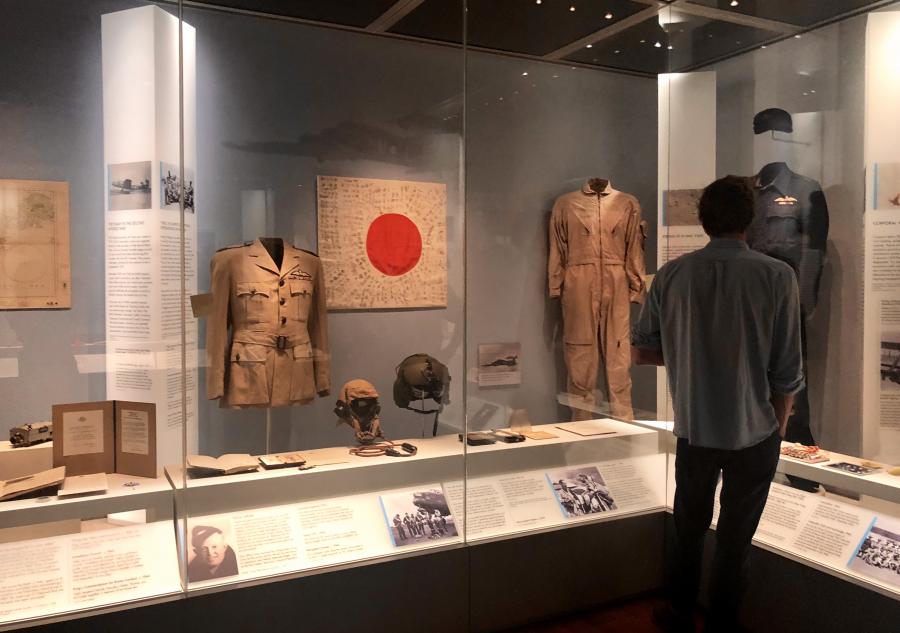 The Air Force section in the Centenary Exhibition