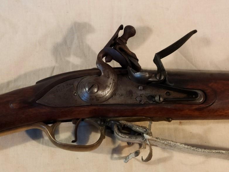 Lock of an India Pattern Musket, 1793-1842. These guns armed British troops in the Australian colonies in the first decades of European settlement and in Afghanistan during the First Anglo-Afghan War. The 44th used them at their last stand near Gandamak in 1842. Brad Manera Collection