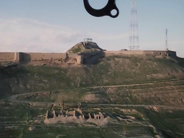 Fortress above Qalat-e Gilzay from an Australian Army chinook by Cpl David Land, 5th Aviation Regiment. Brad Manera, 'In That Rich Earth', (Sydney, 2020), page 246.