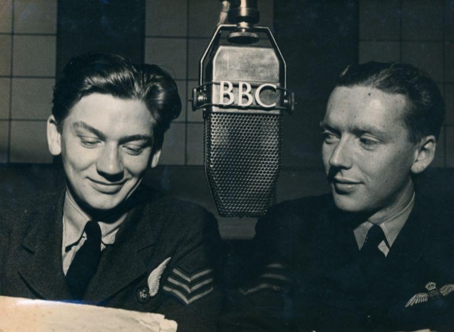 Frank Mathers CGM and Bill Speedie (DFM) interviewed on BBC radio after their successful June 1943 mission.