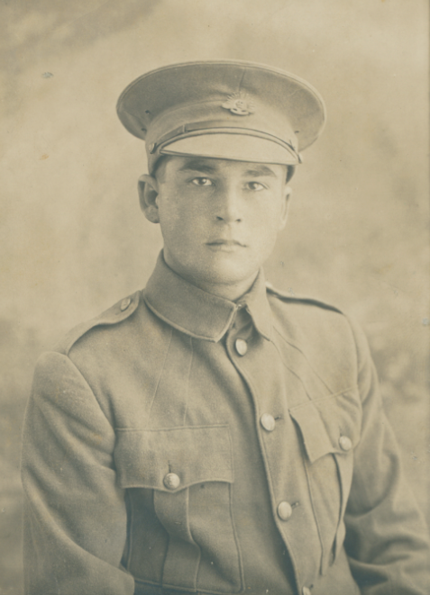 2019 Private James Smith, 3rd Battalion, AIF, sometime after enlisting, [Sydney], c. 1915. Gift of Sue Blaxland. (Anzac Memorial Collection 2020.30.32)