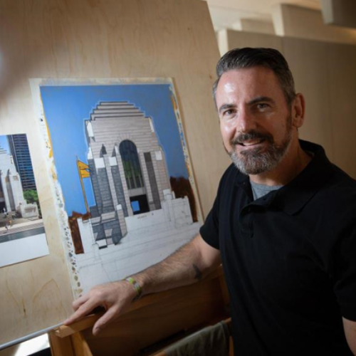 Inaugural Veteran Artist in Residence, Cory Rinaldi
