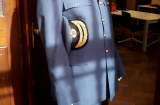The RAAF uniform that belonged to Sir Cutler on a manequin in one of the Memorial's heritage office spaces