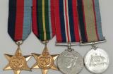 These medals, including the Pacific Star (the campaign medal awarded to sailors, soldiers and airmen from around the British Empire who served in the South-West Pacific Area during WWII), were awarded to Private Robertson in recognition of his service with the 58/59th Bn. Although the campaign was an Australian victory, Robertson’s unit suffered a casualty rate of almost 25 per cent in the last months of the war. (Gift of Warren Robertson)