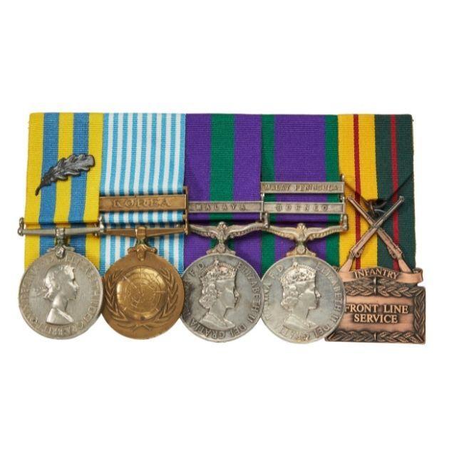 Medals relating to Private Edgar “Eddie” Wright, 1939–1965