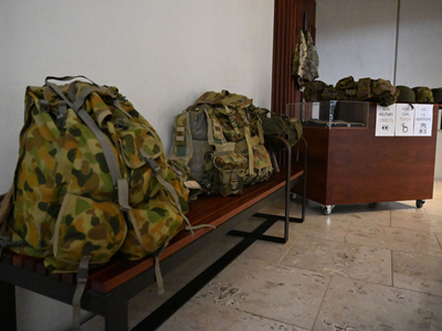 Soldier bags and equipment