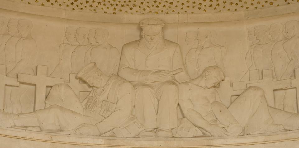 Interior Bas-Reliefs - Photo by Rob Tuckwell